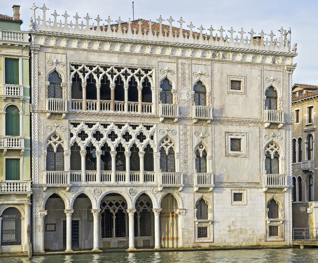 Obiective turistice Veneția Palatul Ca' d'Oro